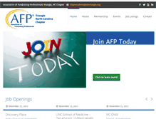 Tablet Screenshot of afptriangle.org